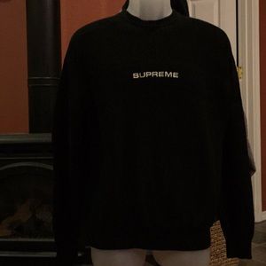 supreme raglan sweater
